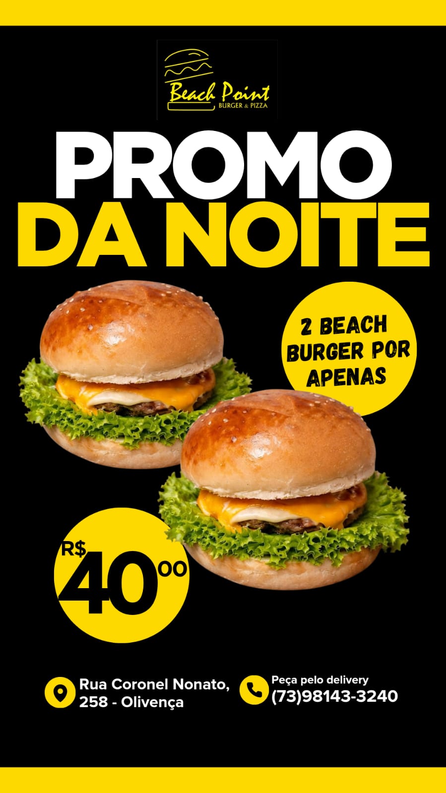 Promoção - 2 BURGER